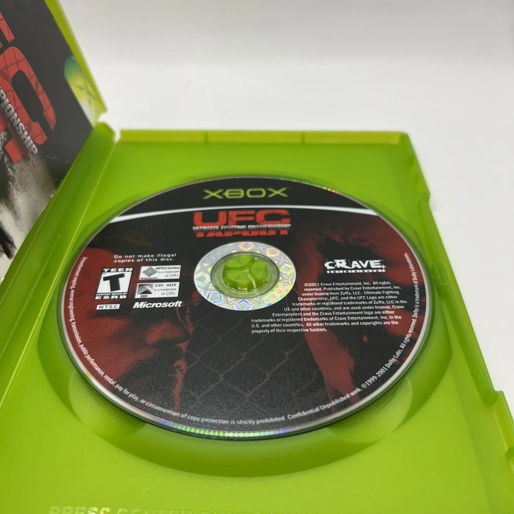 Ultimate Fighting Championship UFC Tapout (Original Microsoft Xbox) CIB Complete
